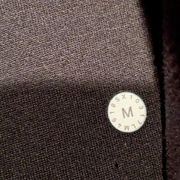 Lululemon Men's Medium Welter Weight Hoodie Black Full Zip Embroidered - Picture 2 of 9